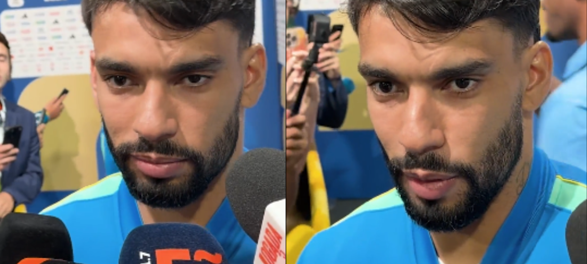 Paquetá celebra amizade com Vini após partida da Seleção Brasileira