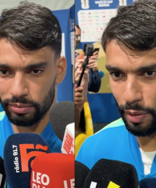 Paquetá celebra amizade com Vini após partida da Seleção Brasileira