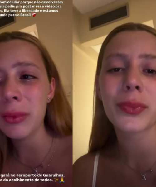 Malévola Alves desaba em lágrimas após detenção no Egito: “Sinto-me extremamente humilhada